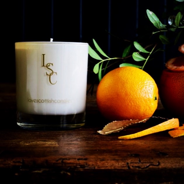 Spiced Orange Love Scottish Candle