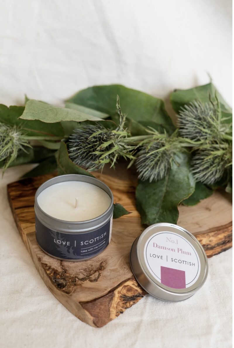 Damson Plum Travel Tin Candle