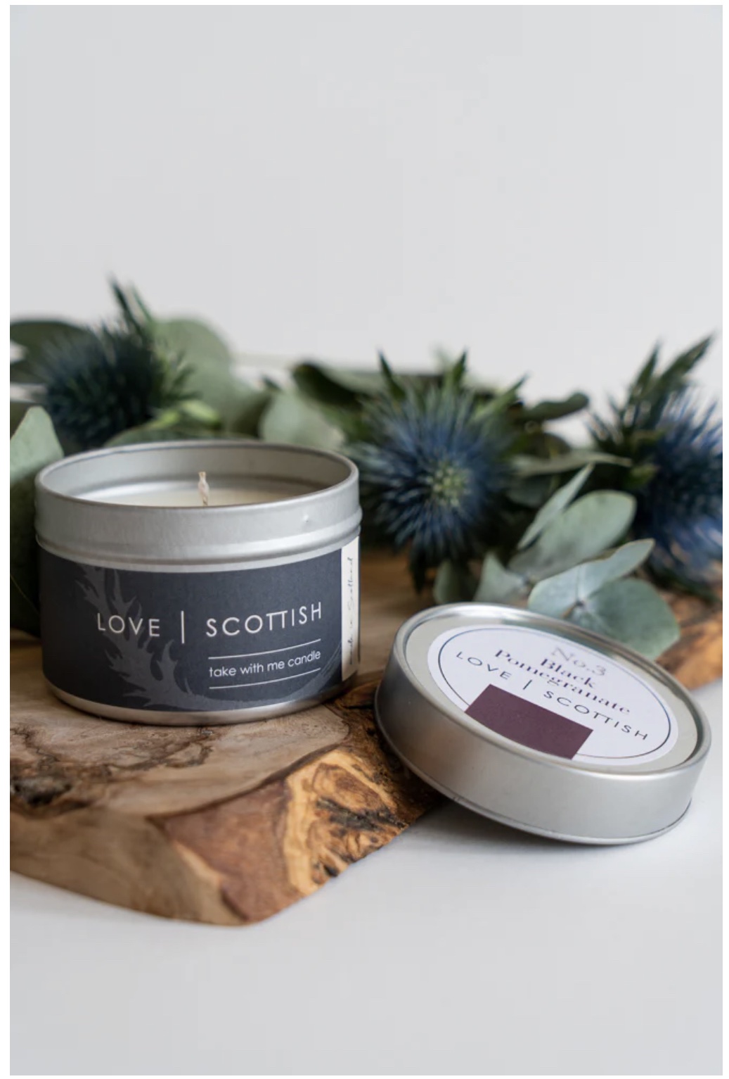 Black Pomegranate Travel Tin Candle Black Pomegranate Travel Tin Candle