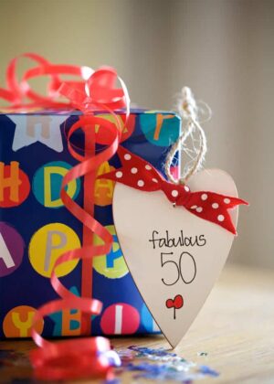 Personalised 50th Birthday Gift for Him and Her