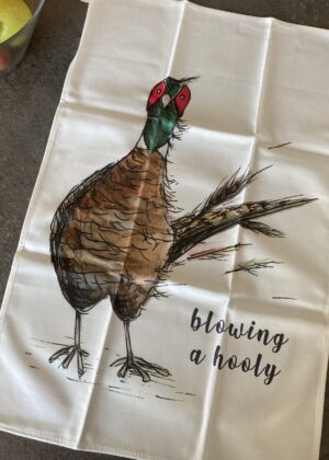 Scottish Pheasant Tea-Towel for Him and Her