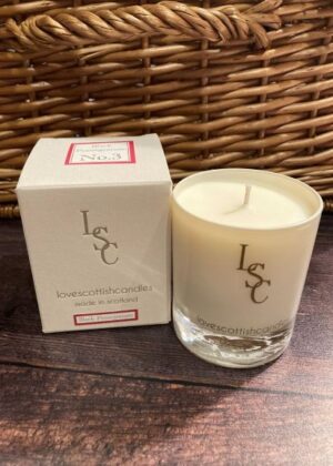 Black Pomegranate Candle by Love Scottish
