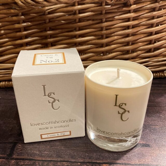 Cassis and Fig Candle by Love Scottish Billiedoo