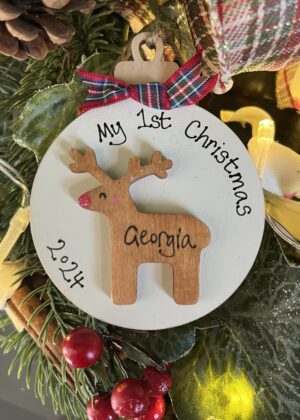 Baby's 1st Christmas Personalised Keepsake