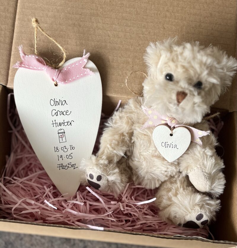 Personalised Gift Box for a New Baby