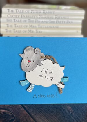 personalised new ewe card