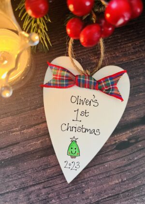 Baby's first Christmas Personalised Keepsake