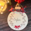 personalised Christmas Keepsake Bauble