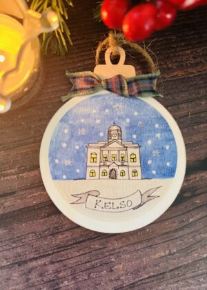 Kelso Christmas Bauble Printed