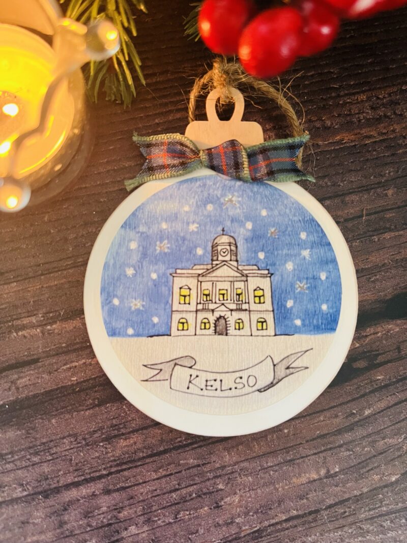 Kelso Christmas Bauble Printed
