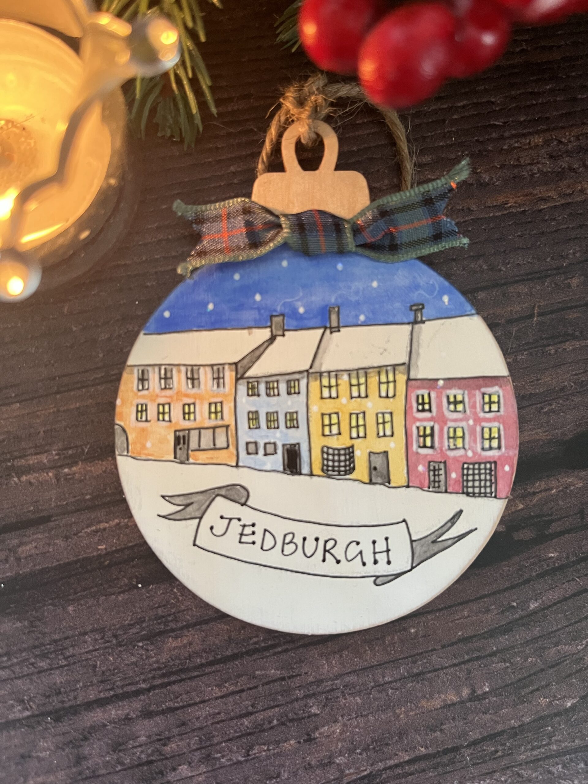 Jedburgh Christmas Bauble Original Jedburgh Christmas Bauble Original