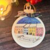 Jedburgh Christmas Bauble Printed