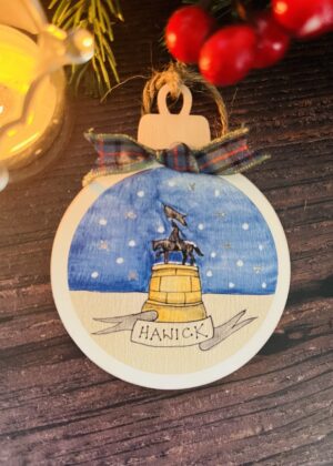 Hawick Christmas Bauble Printed