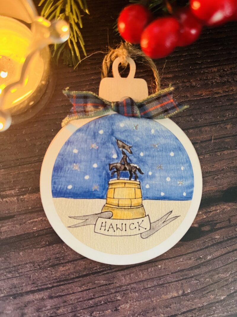 Hawick Christmas Bauble Printed