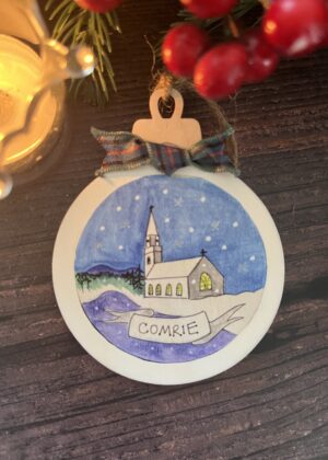 Comrie Christmas Bauble Printed