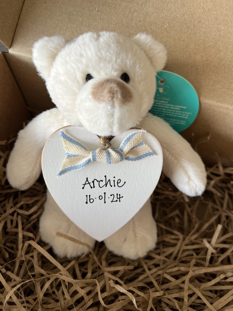 Personalised Teddy Bear Baby Gift