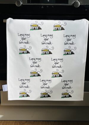 Lang May Your Lum Reek Tea Towel | Scottish Housewarming Gift - Croft House
