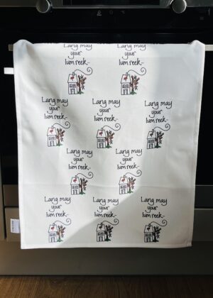 Lang May Your Lum Reek Tea Towel | Scottish Housewarming Gift