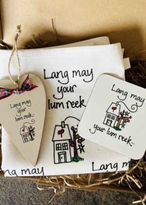 Lang May Your Lum Reek Gift Box | Personalised Scottish Housewarming Gift Box