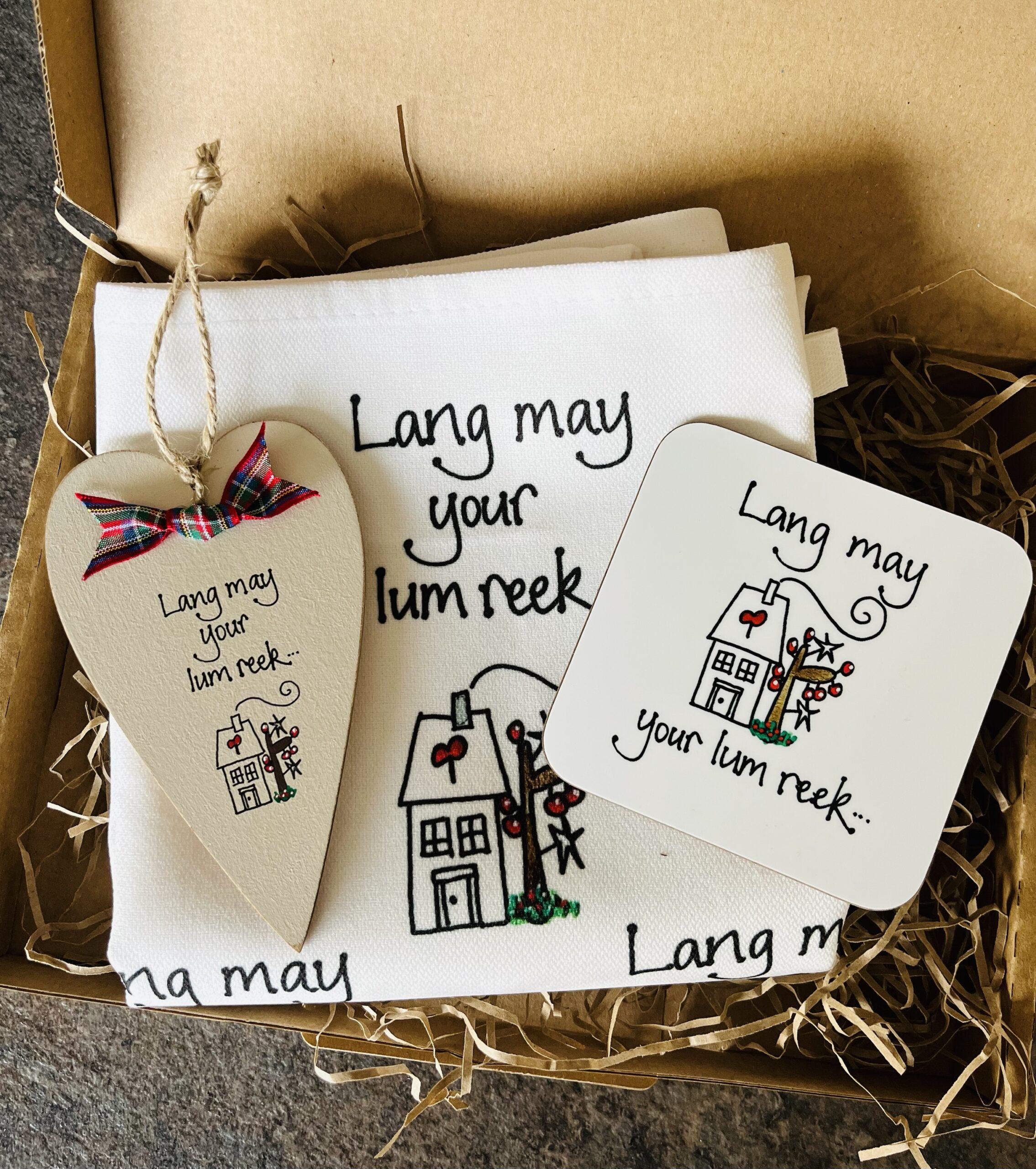 Personalised Scottish Housewarming Gift Box