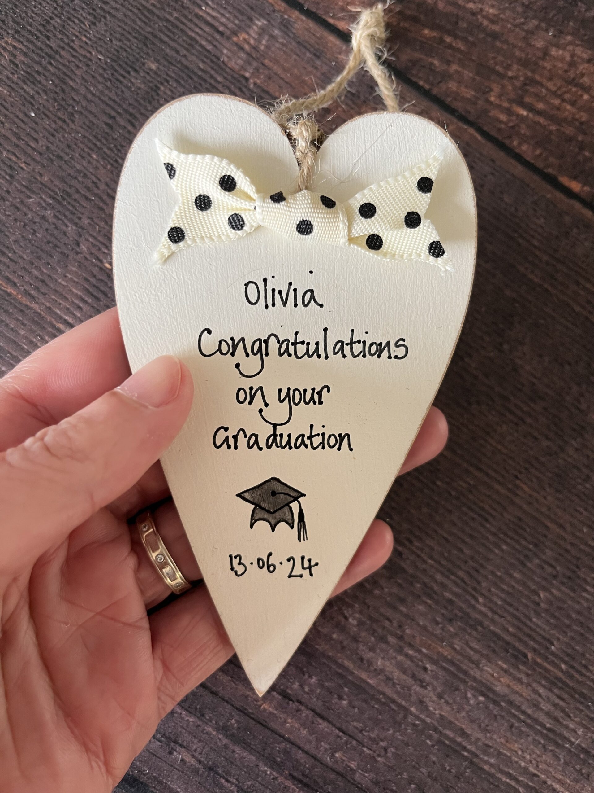 personalised graduation keepsake