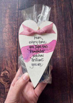 Personalised Scottish Candle Gift for Mum | Card and Candle All-In-One Gift