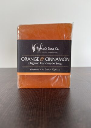 Highland Soap Co Sale Page | Organic Scottish Bath and Body Gifts - Sweet Orange and Cinnamon Soap