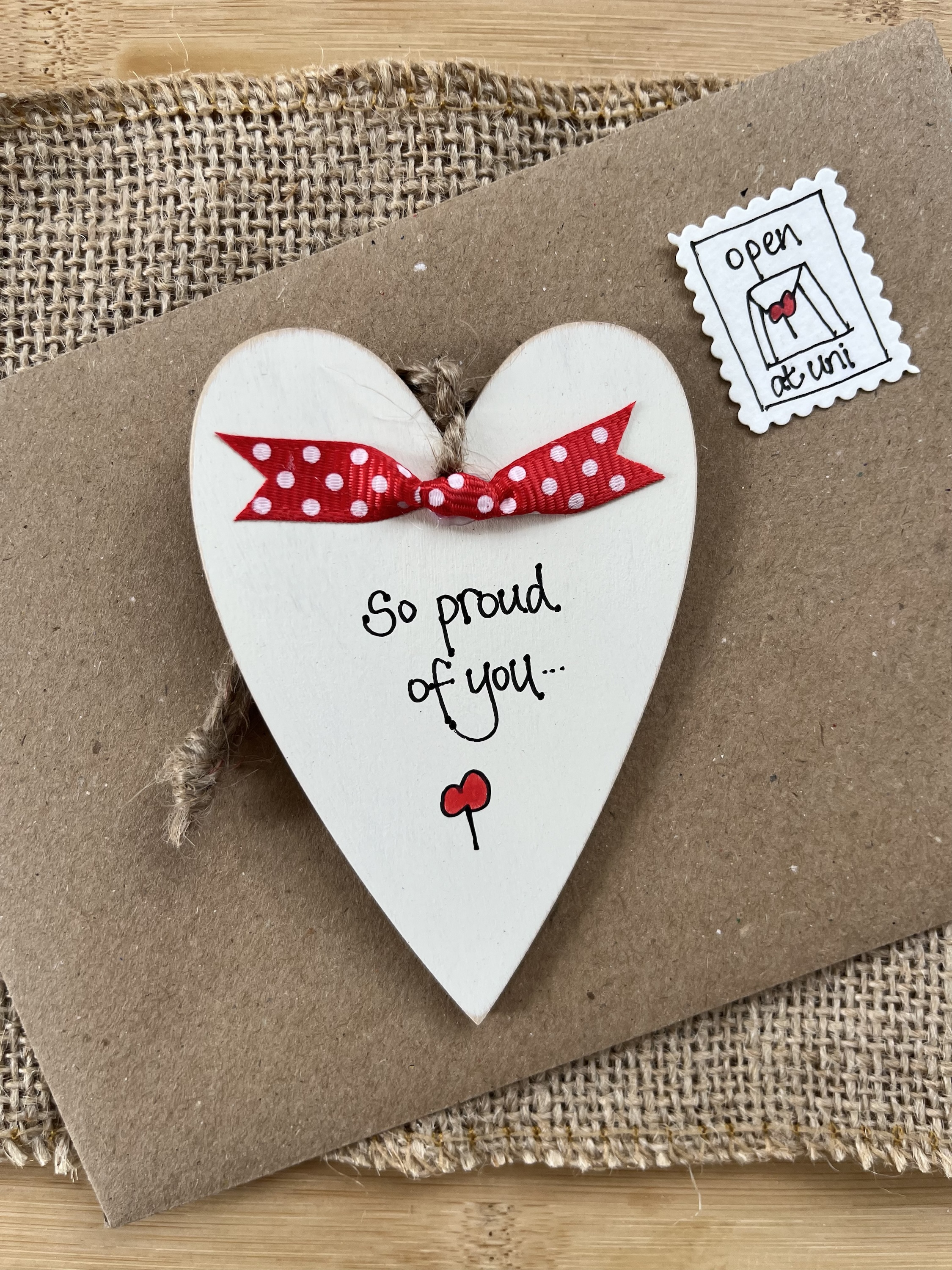 img_7069 personalised wooden heart proud of you gift with 'so proud of you' message